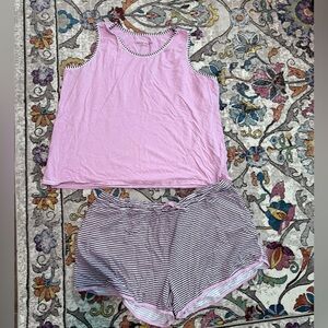 Carole Hochman 2 piece sleep set sleepwear PJs 2X